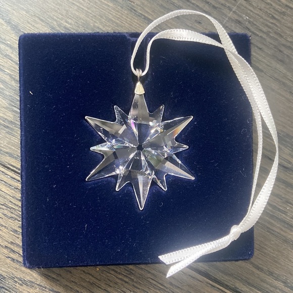 Swarovski Holiday Swarovski Crystal Little Star Christmas Ornament In Original Box W Cert